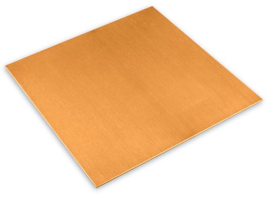 τα μεταλλικά πιάτα χαλκού 0.5mm 2mm, φύλλο χαλκού C10100 για διακοσμούν τα υλικά