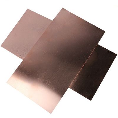 τα μεταλλικά πιάτα χαλκού 0.5mm 2mm, φύλλο χαλκού C10100 για διακοσμούν τα υλικά